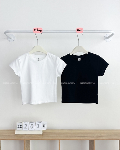 Áo Croptop Số 201-B 3221 TN Trơn