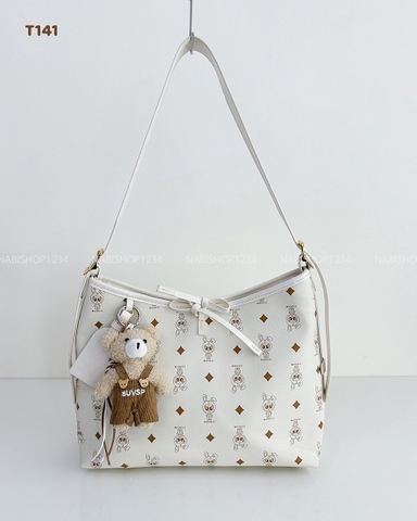 S10 Túi Số 141-H 6595 Xách Da HT Thỏ + MK Gấu