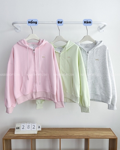 Áo Khoác Số 282-A 062 Hoodie Zip No