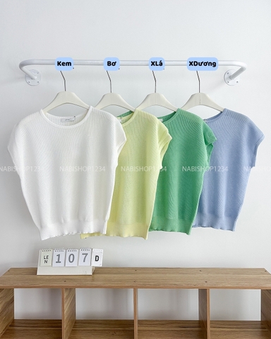 Áo Len Số 107-D 50786 Sát Nách Trơn