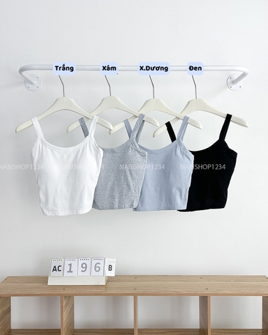 Áo Croptop Số 196-B 8205 Bra Trơn