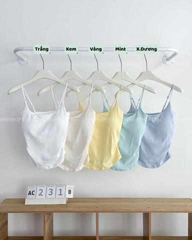 Áo Croptop Số 231-B 213 Bra Nhún Eo