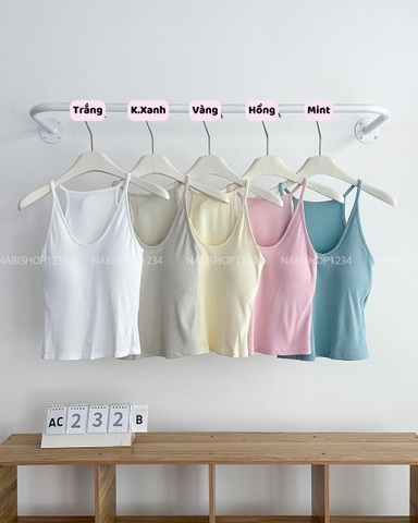 Áo Croptop Số 232-B 588 Bra Cổ Yếm