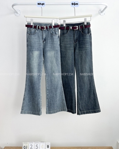 Quần Jean Số 254-B 3282 NL OL 2 Đai + Nịt