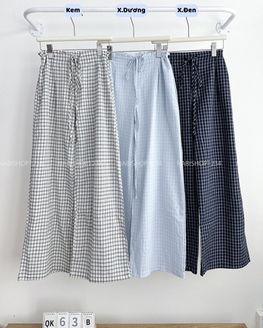 Quần Khác Số 63-B 3157 Caro Lưng Rút