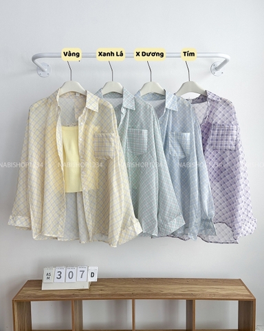 Áo Sơ Mi Số 307-D 6058 TD Caro+2s