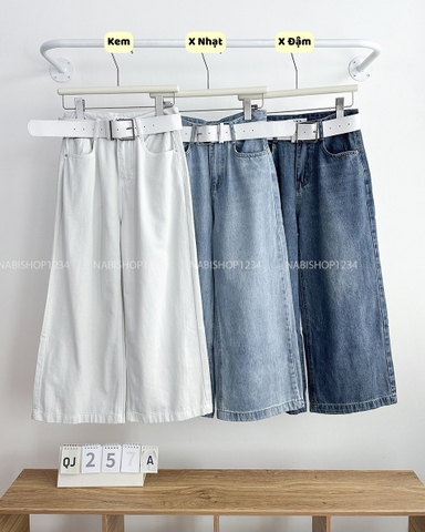 Quần Jean Số 257-A 968 NL OS Trơn + Nịt