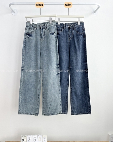 Quần Jean Số 258-B 2027 OS Trơn