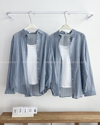 Áo Sơ Mi Số 310-D 5253 TD Caro + 2 Dây