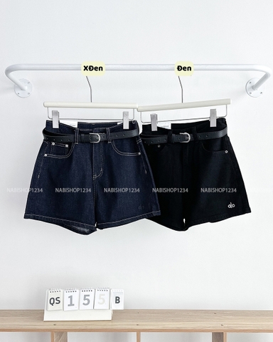 Quần Short Số 155-B 2690 Jean Thêu Chữ + Nịt