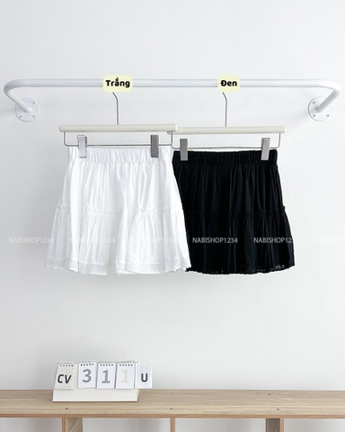 Chân Váy Số 311-U 669 Ngắn LT Lai Ren