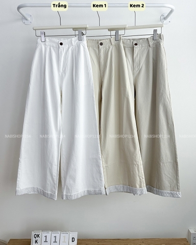 Quần Kaki Số 111-D 2472 OS Lai Kẻ