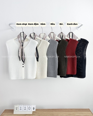 Áo Len Số 110-D SN + Khăn Thổ Cẩm