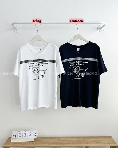 Áo Thun Số 112-D 3314 TN Viền Ren Cún