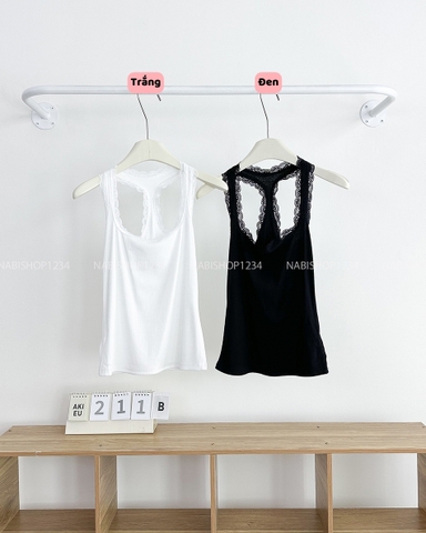 Áo Kiểu Số 211-B 8622 Cổ Yếm Viền Ren