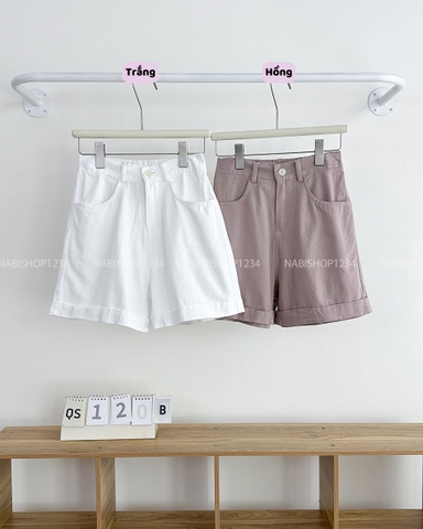 Quần Short Số 120-B 1212 Kaki Lật Lai LT