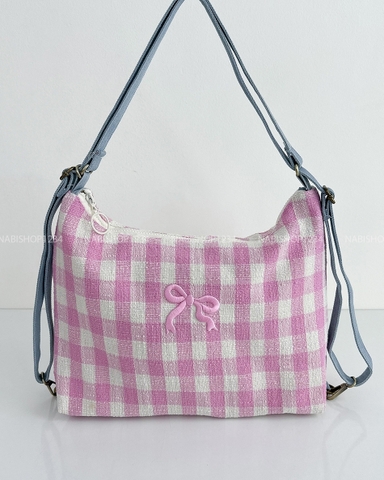 Túi Số 138-N Nơ Kẻ 2 Kiểu