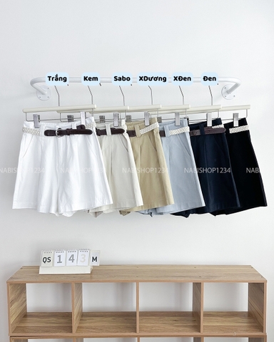 Quần Short Số 143-M 25038 Trơn Kèm Nịt