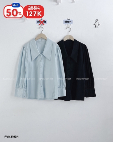 (S50%) Áo Sơ Mi Số 31-D 6737 Caro Cổ Nhọn 104/67