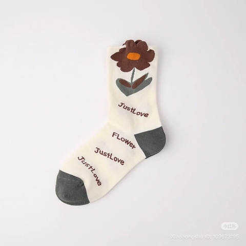 Tất Số 111-K Dài Hoạ Tiết Mạc DORA