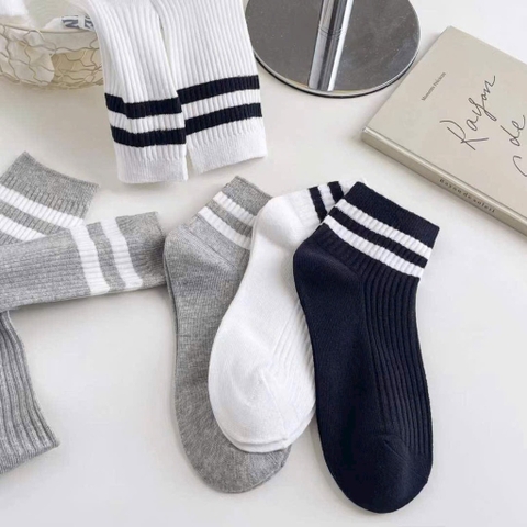 Tất Số 102-K Ngắn Cổ Sọc Mạc MRGG