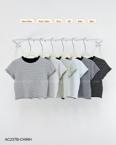 Áo Croptop Số 237-B 565 TN Kẻ Ngang
