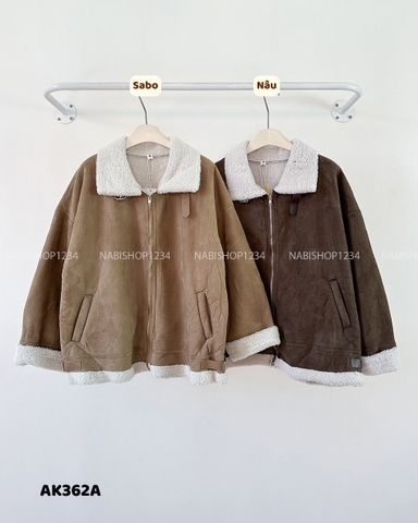 (G30K) Áo Khoác Số 362-A 3192 Nỉ Lót Bông
