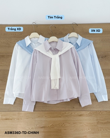 Áo Sơ Mi Số 336-D 888 TD Trơn+Khăn