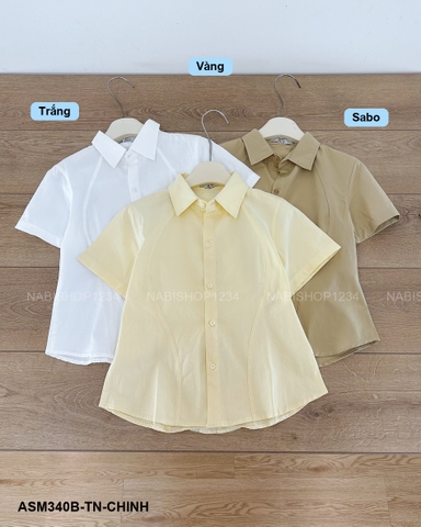 Áo Sơ Mi Số 340-B TN Viền Gân