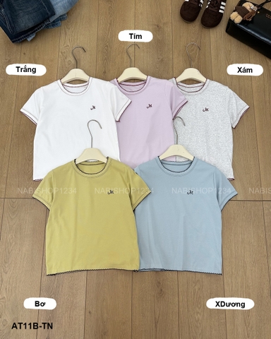 Áo Thun Số 11-B 9570 TN Viền Thêu M