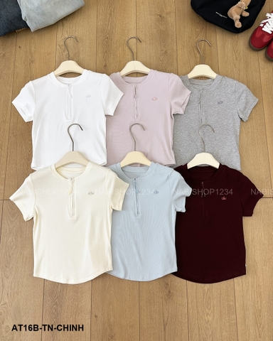 Áo Thun Số 16-B 8851 TN Dây Kéo Alo