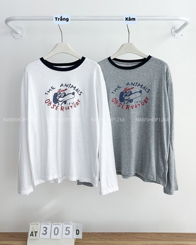 Áo Thun Số 305-D 666 TD Cún Animals