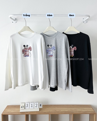 Áo Thun Số 312-B 7729 TD Mickey