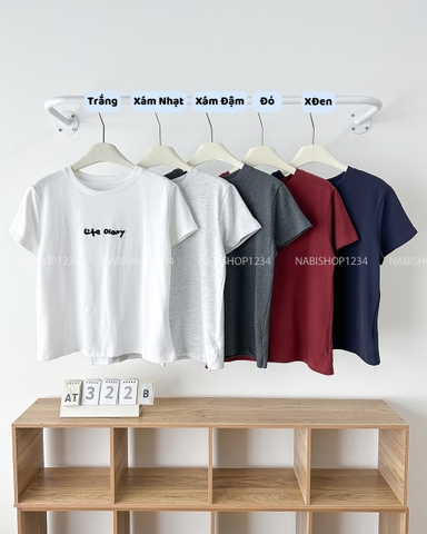 Áo Thun Số 322-B 601 TN Life Diary