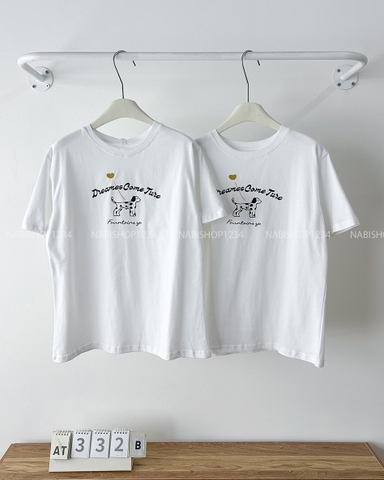 Áo Thun Số 332-B 38501 TN Chó Đốm