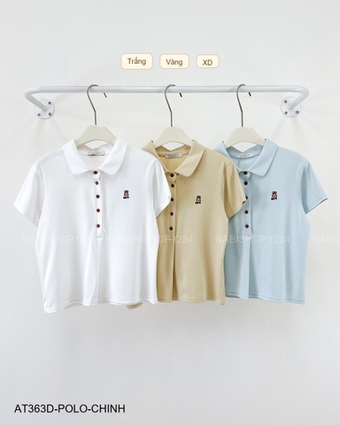 Áo Thun Số 363-D 1117 TN Polo Thêu Gấu