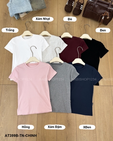 Áo Thun Số 399-B 8539 TN Form Vừa Trơn