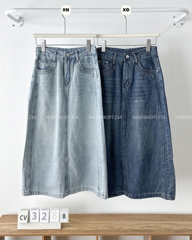 Chân Váy Số 328-B 309 Dài Viền Tag M