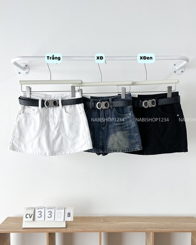 Chân Váy Số 330-B 9606 Ngắn Thân Viền+Nịt