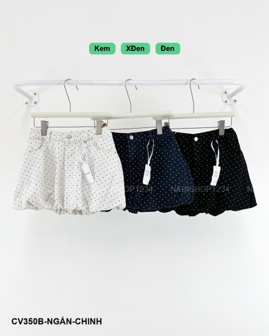 Chân Váy Số 350-B 806367 Ngắn Bí Chấm Bi