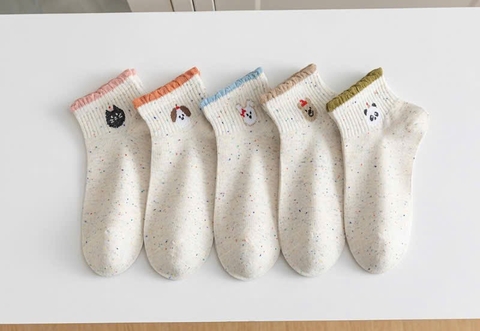 Tất Số 99-K Ngắn Cổ Màu Thú Cưng