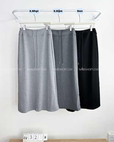Chân Váy Số 323-B 8179 Dài Thun Dây Rút