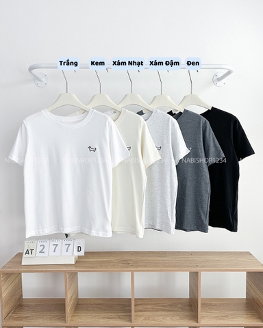 Áo Thun Số 277-D 804 TN Thêu Cún