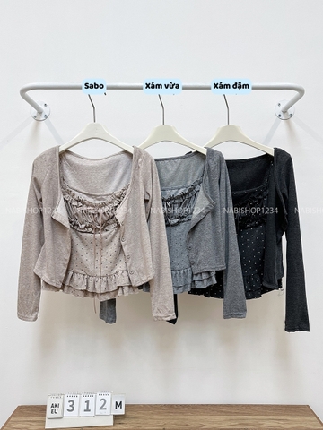 Áo Kiểu Số 312-M 1480 Set CDG+2S Chấm Bi