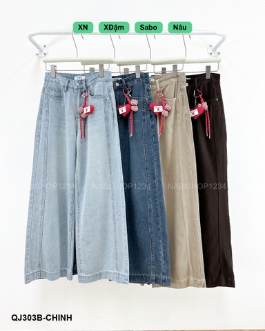 Quần Jean Số 303-B 3013 OR Viền Giữa+MK Tim