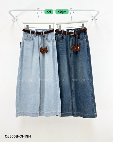 Quần Jean Số 305-B 3250 NL OS Thêu Túi+Nịt Ngựa