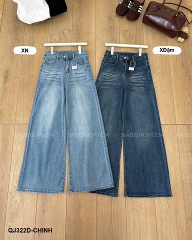 Quần Jean Số 322-D 1006 OR Trơn Wash
