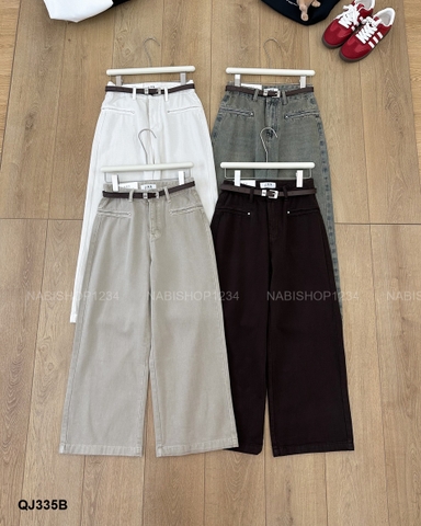 Quần Jean Số 335-B 15077 NL OS Túi Giả+Nịt