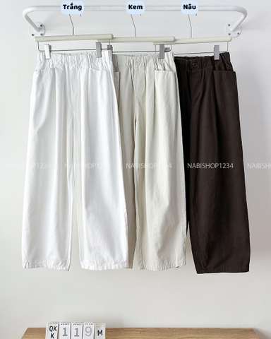 Quần Kaki Số 119-M 6617 NL BG Túi Ngang