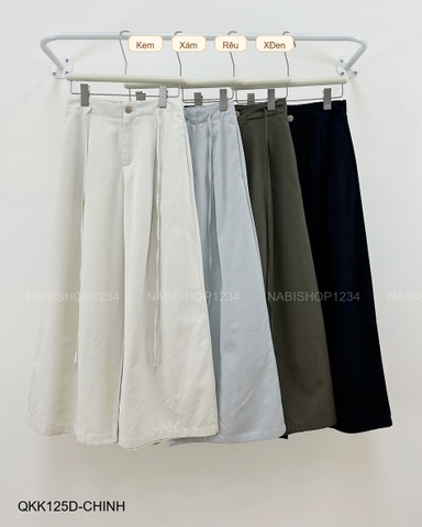 Quần Kaki Số 125-D 282 OR Đai Dây Chun Sau